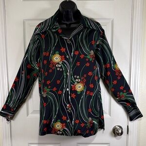 Vintage 70’s Montgomery Ward Women’s Blouse (see pics for measurements) S/M?